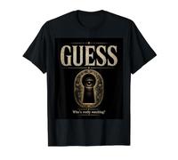 Guess Who's Really Watching - Camiseta gráfica Vintage de Ojo Misterioso Camiseta gráfica económica, Hombre, Negro, M