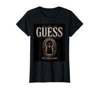 Guess Who's Really Watching - Camiseta gráfica Vintage de Ojo Misterioso Camiseta gráfica económica, Mujer, Negro, S