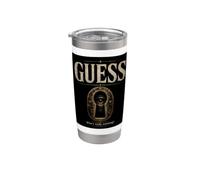 Guess Who's Really Watching - Camiseta gráfica vintage de ojo misterioso Vaso térmico de acero inoxidable de doble pared