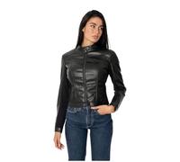 GUESS Chaqueta de llama, Negro, L