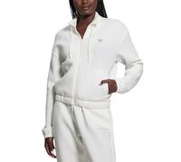 GUESS Women's Eco Cecilia Scuba Zip Sweatshirt, Ocean Salt
