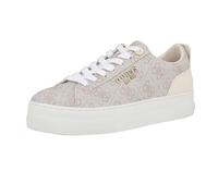 GUESS Women's Genza Sneaker, Dove 150, 8.5 UK