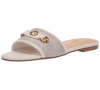 GUESS Hammi, Sandalia Mujer, Dove 150, 39 EU