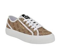 Guess Jelexa, Zapatillas Mujer, Beige Marrón 210, 37.5 EU