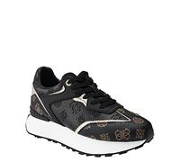 Guess Women's Luchia Sneaker, Negro/Multicolor, 37 EU