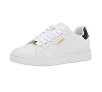 GUESS Women's Luchia Sneaker, White Multi, 8