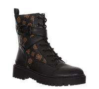 GUESS Women's Orana Combat Boot, negro marrón, 39 EU