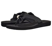 GUESS Women's Tuta Flip-Flop, Black, 5.5 UK