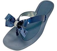 GUESS Women's TUTU9 Dark Blue/Bumsy Flat Shoe - 11M