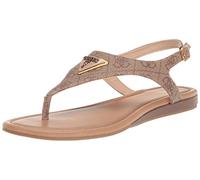 GUESS Women's UNALI Sandal, Beige 210, 7