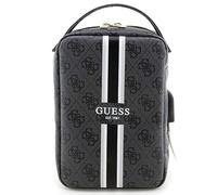 GUESS WONDEE Bolsa de viaje para mujer con puerto de carga USB integrado, disfruta de la moda como estilo de vida con esta bolsa organizador de gadgets, regalo original para mujer, gris, talla única