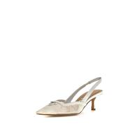 Guess Yanno Sling Back Zapato con Tacón Mujer, Color Blanco., 36 EU