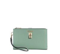 Guess Yesba - Cartera organizadora con Doble Cremallera para Mujer, Color Salvia Claro, Talla única