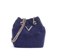 Guess Zalina Bolso de hombro azul, aluminio, mujer