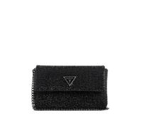 Guess Bolso de hombro Zalina Mini Flap aluminio negro mujer