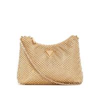 GUESS Zalina Top Zip Shoulder Bag, Bolsa de Hombro Mujer, Gold, Talla única