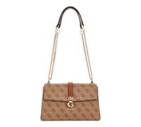 GUESS Zamira Convertible Xbody Flap Bag Latte Logo