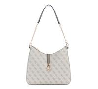 GUESS Zamira Hobo Shoulder, Bolsa de Hombro para Mujer, Logotipo Gris Pardo Oscuro, Talla única