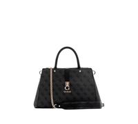 GUESS Zamira Luxury Satchel Coal Logo