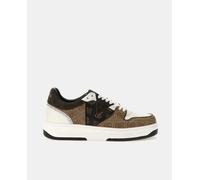 Guess Zapatillas Ancona Low de hombre tipo basket bajas con estampado. Marrón 41