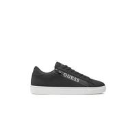 Guess - Zapatillas con Logo con Cremallera de Piel sintética para Hombre, Negro, 44 EU