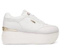 GUESS Zapatillas de mujer Camrio10 Platform FLPC10FAL12, White FLPC10fal12, 37 EU