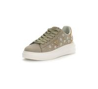 GUESS Zapatillas deportivas bajas 'ELBINA12' oro / taupe / transparente / blanco perla 37 oro / taupe / transparente / blanco perla