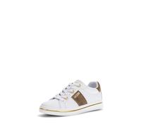 GUESS Zapatillas deportivas bajas 'STEW' ecru / cognac / oro 40 ecru / cognac / oro