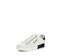 GUESS Zapatillas Deportivas Blancas y Negras con Cordones, FMFCAS ELE12 WHIBK (Blanco, Sistema Tallas Calzado EU, Adulto, Números, Mediano, 45)