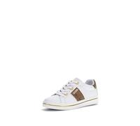 Guess Zapatillas deportivas mujer STEW Blanco con detalles dorados logo estampado 37