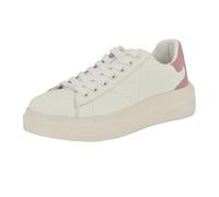 Guess Zapatillas Elbina para Mujer, Blanco Rosa Claro 146, 36.5 EU