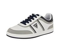 GUESS Lasen, Zapatillas Hombre, Gris Medio Blanco Multi 031, 44 EU