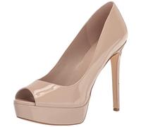 GUESS Zapatos de tacón Cacei para mujer, Colores naturales claros, 40 EU