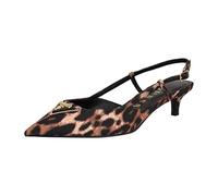 Guess Zapatos de tacón Jesson para mujer, Estampado de guepardo 210, 39 EU