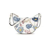 GUESS Zaria Mini Top Zip Shoulder Bag, Bolso Bandolera Mujeres, Floral, Talla única