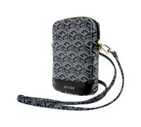 Guess Zip GCube Stripe Phone Bag Crossbody Bag - Negro