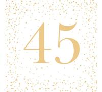 Guest Book - 45th Anniversary: Personalized Book, Gift Idea, Souvenirs & Photos