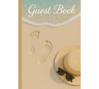 Guest Book: Coastal-Themed Sign In Log for Airbnb, Vacation Rentals, Guest Houses, and Bed & Breakfasts