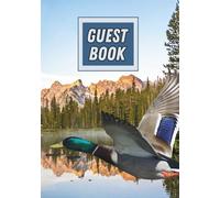 Guest Book: Duck On Every Good Fun Page Of This Nice Sign In Book For All Ages (Color Edition)