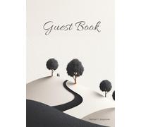 Guest Book - Elegant Hillside Edition | Sign-In Book for Vacation Rentals, Airbnb, Cabins & Guest Suites: Minimalist Black-and-Cream Landscape Cover ... Who Want a Warm, Memorable Stay Experience