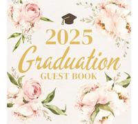 Guest Book for Graduation Party 2025: Sign In Book | Floral, Wildflower Theme | Personalized, Custom Name | Add Photos, Polaroids, Advice, Quotes, ... Daughter, Grad, Graduate (Guest Books)