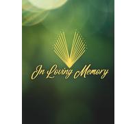 Guest Book: Funeral Service Guest Book, Golden Peacock Memorial Book - A Luxurious Guest Registry for Celebrated Lives, Starlit Tributes & 'In Loving Memory' Keepsakes