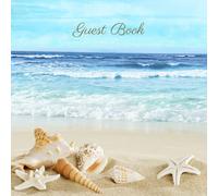 Guest Book: Visitor Guest Book for Vacation Home | Beach House Rental Guest Sign in Log Book for Airbnb, VRBO, Bed & Breakfast, Guest House, Holiday ... Sea Shells Guestbook (Premium Cream Paper)
