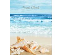 Guest Book: Visitor Guest Book for Vacation Home | Beach House Rental Guest Sign in Log Book for Airbnb, VRBO, Bed & Breakfast, Guest House, Holiday ... Sea Shells Guestbook (Premium Cream Paper)