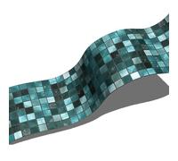 Guest Ruyunlai Cenefas Adhesivas Cocina De Friso Papel para Paredes DecoracióN De Pared De Cocina, BañO,PVC Cenefa Autoadhesiva para DecoracióN 10cm X 200cm