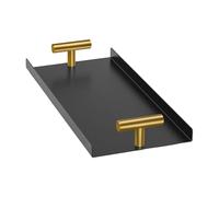 Guest Towel Holder - Organization Storage with Golden T-Handle | Guest Napkin Holder for Bathroom, Kitchen, Bar, Party, Table, Vanity, Outdoor, Restaurant, Dinner, Home Decor