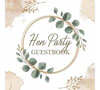 Guestbook hen party: Personalized notebook to complete with congratulations, wishes and photos. The Guestbook of my Bachelorette Party, ... for the bride-to-be.Theme: Eucalyptus