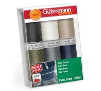 Guetermann 734528-1 Gutermann - Juego de hilo de coser (100 m x 6 carretes, multicolor, talla única)