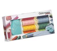 Gütermann creativ set de hilos de coser con 8 bobinas Coselotodo 100 m en colores vivos + Cutter circular plegable de PRYM