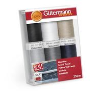 Gütermann creativ Set hilo de coser con 6 bobinas de Coselotodo de 250 m en colores diferentes